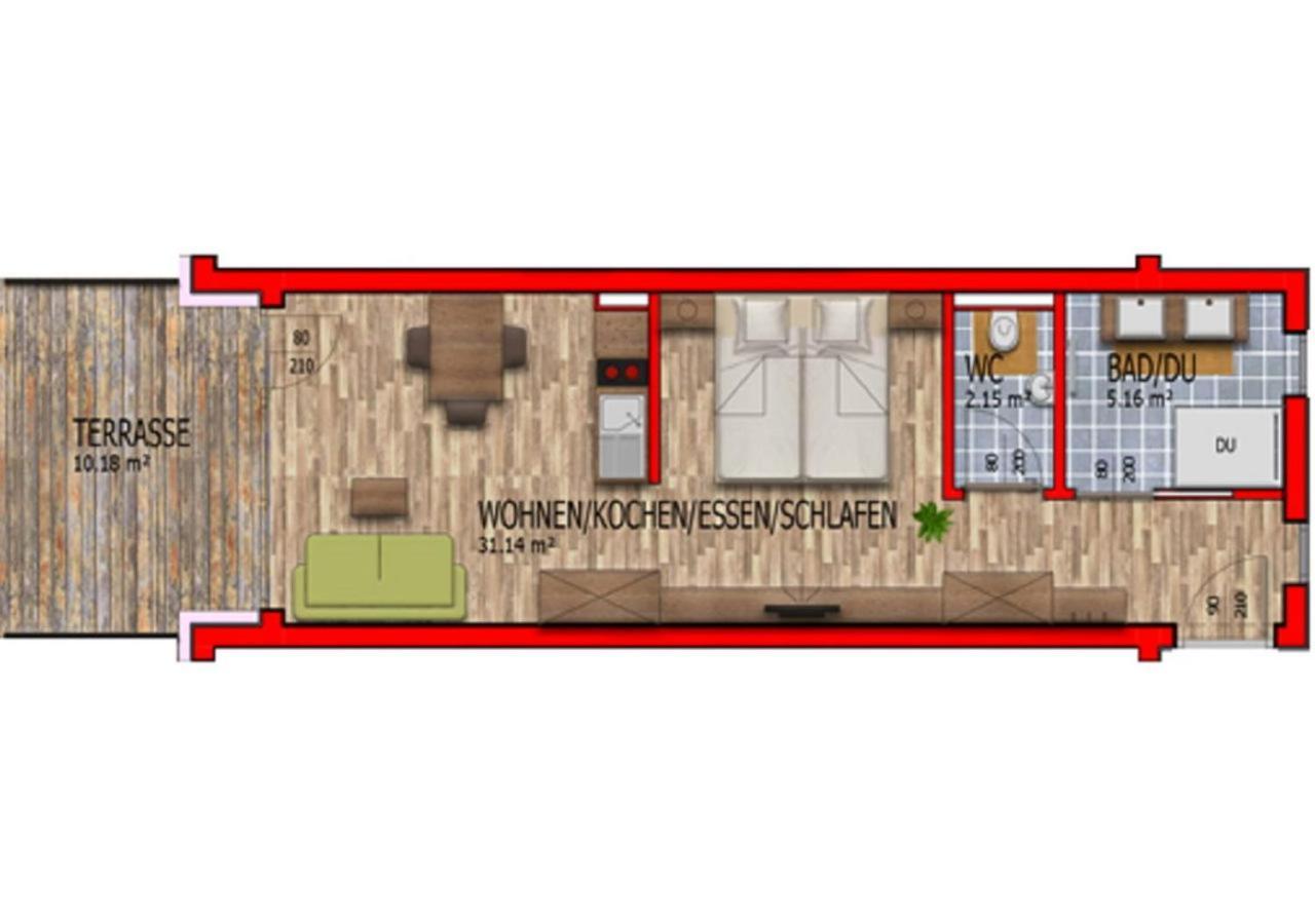 Apartmenthaus Strasswirt De Luxe Tröpolach Екстериор снимка